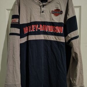 Harley-Davidson Pre-Luxe Men's XL Long Sleeve Tee